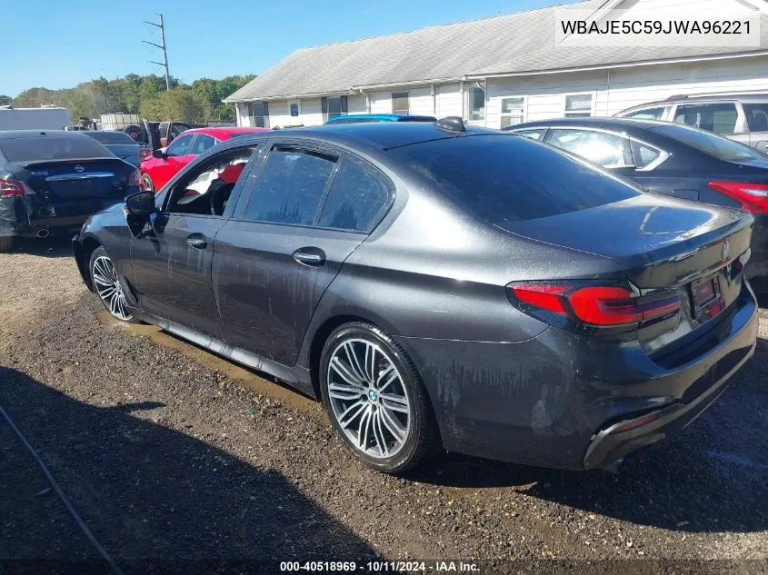 2018 BMW 540I VIN: WBAJE5C59JWA96221 Lot: 40518969