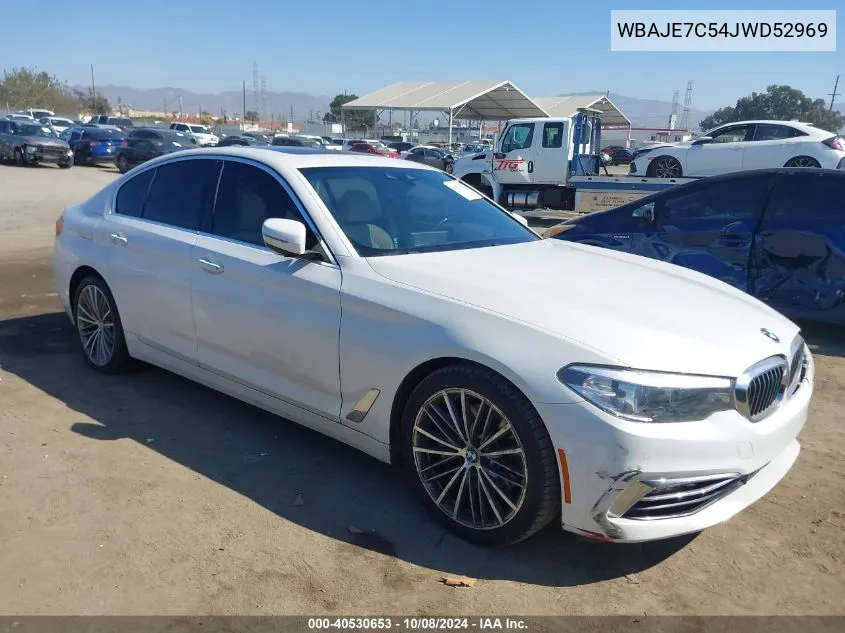 2018 BMW 540I xDrive VIN: WBAJE7C54JWD52969 Lot: 40530653