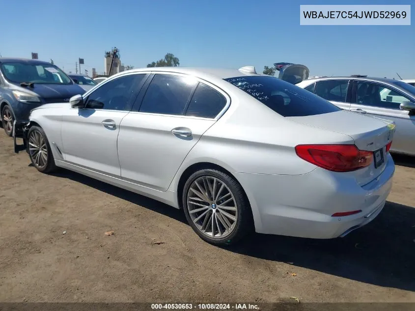 2018 BMW 540I xDrive VIN: WBAJE7C54JWD52969 Lot: 40530653