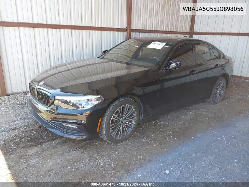 2018 BMW 530I VIN: WBAJA5C55JG898056 Lot: 40641473