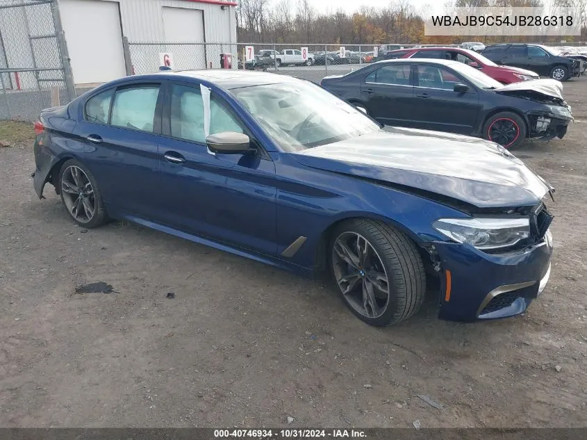 2018 BMW M550I xDrive VIN: WBAJB9C54JB286318 Lot: 40746934