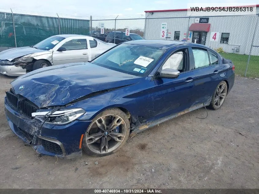 2018 BMW M550I xDrive VIN: WBAJB9C54JB286318 Lot: 40746934