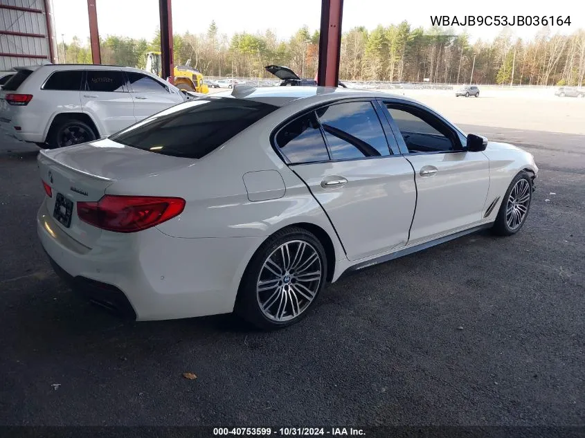 2018 BMW M550I xDrive VIN: WBAJB9C53JB036164 Lot: 40753599