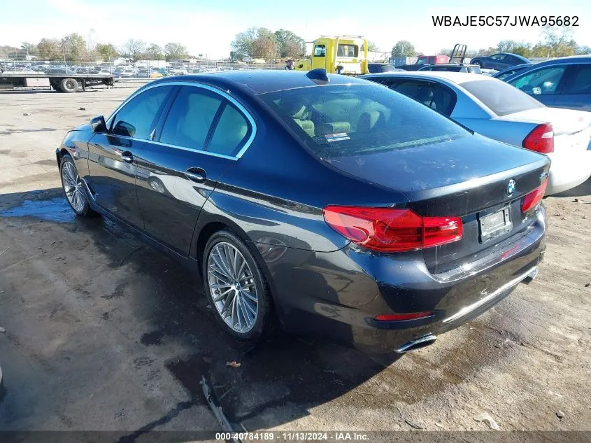 2018 BMW 540I VIN: WBAJE5C57JWA95682 Lot: 40784189