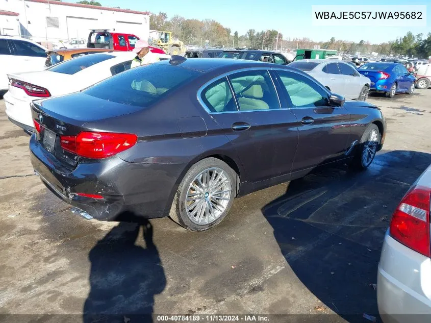 2018 BMW 540I VIN: WBAJE5C57JWA95682 Lot: 40784189