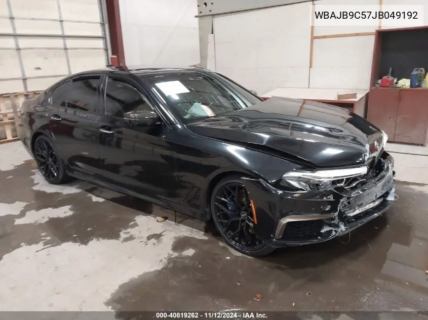 2018 BMW M550I xDrive VIN: WBAJB9C57JB049192 Lot: 40819262