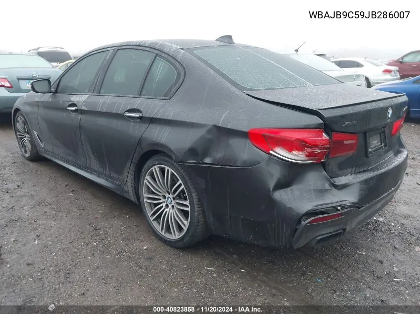 2018 BMW M550I xDrive VIN: WBAJB9C59JB286007 Lot: 40823858