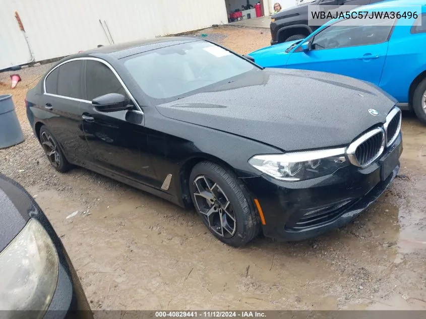 WBAJA5C57JWA36496 2018 BMW 530I