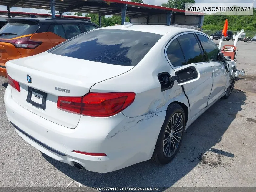 WBAJA5C51KBX87678 2019 BMW 530I