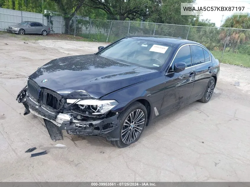 WBAJA5C57KBX87197 2019 BMW 530I