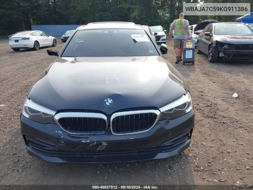 WBAJA7C59KG911386 2019 BMW 530I xDrive