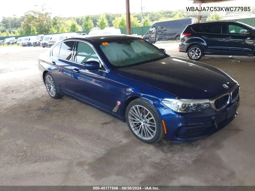 WBAJA7C53KWC77985 2019 BMW 530I xDrive