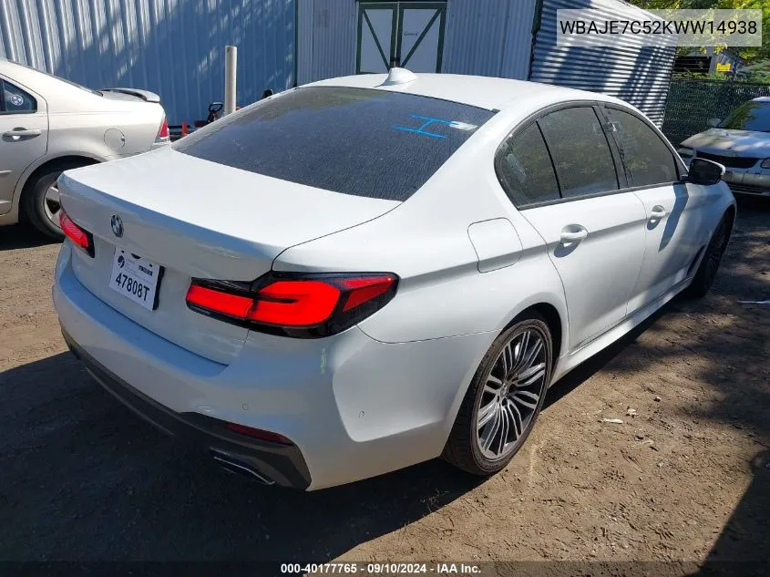 WBAJE7C52KWW14938 2019 BMW 540I xDrive