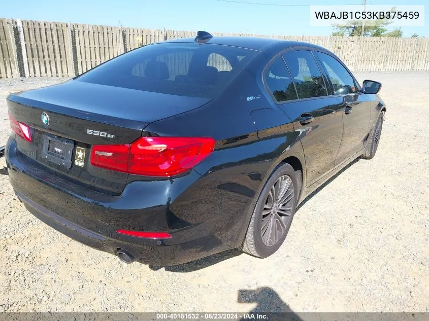 WBAJB1C53KB375459 2019 BMW 530E xDrive Iperformance