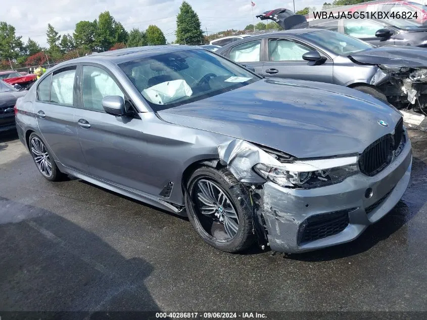 WBAJA5C51KBX46824 2019 BMW 530I