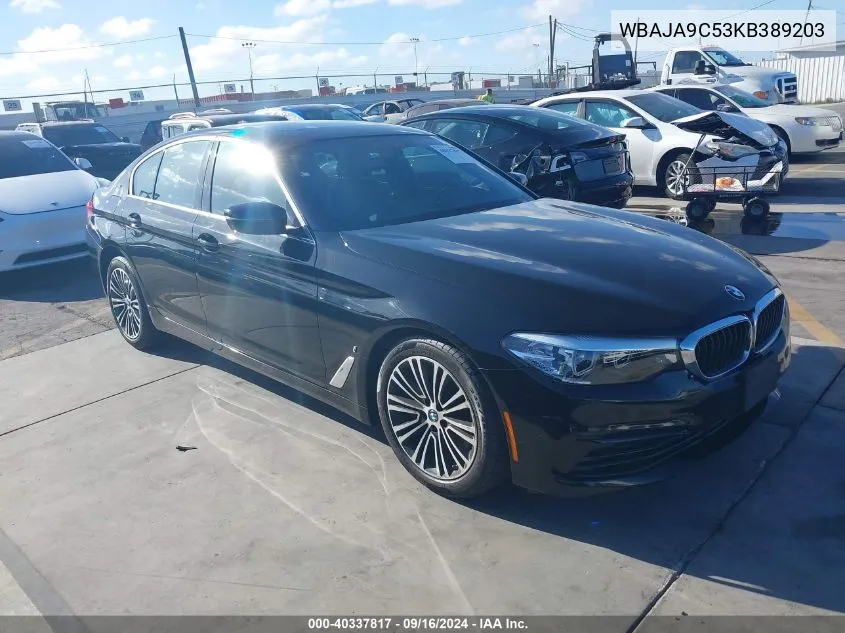 WBAJA9C53KB389203 2019 BMW 530E Iperformance