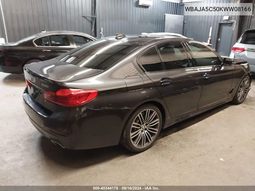 2019 BMW 530I VIN: WBAJA5C50KWW08166 Lot: 40344175