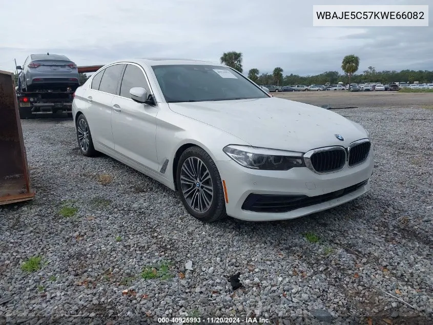 2019 BMW 540I VIN: WBAJE5C57KWE66082 Lot: 40925993