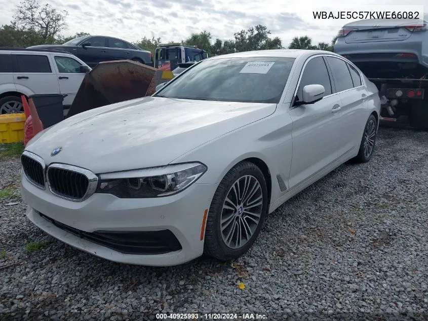 2019 BMW 540I VIN: WBAJE5C57KWE66082 Lot: 40925993