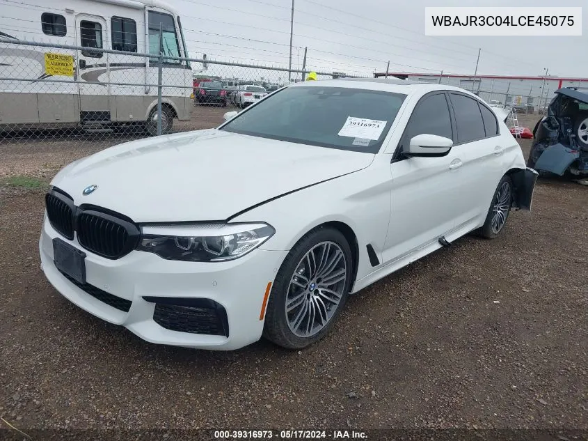 2020 BMW 530I VIN: WBAJR3C04LCE45075 Lot: 39316973