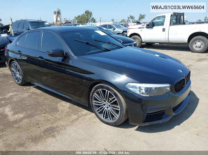 2020 BMW 540I VIN: WBAJS1C03LWW65604 Lot: 39926709