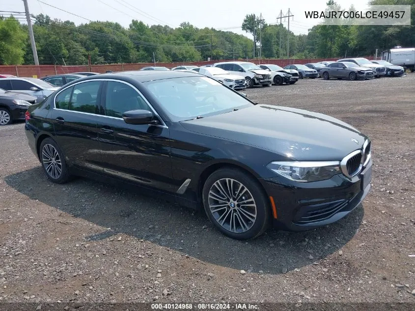 2020 BMW 530I xDrive VIN: WBAJR7C06LCE49457 Lot: 40124958