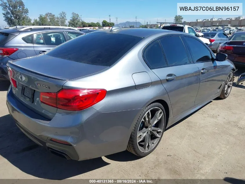 WBAJS7C06LBN96157 2020 BMW M550I xDrive