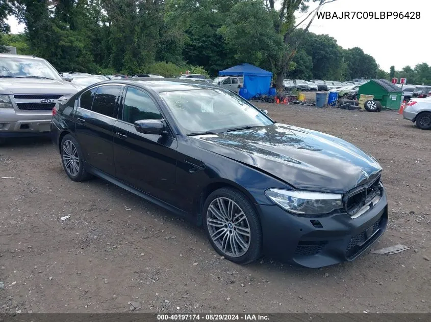 2020 BMW 530I xDrive VIN: WBAJR7C09LBP96428 Lot: 40197174