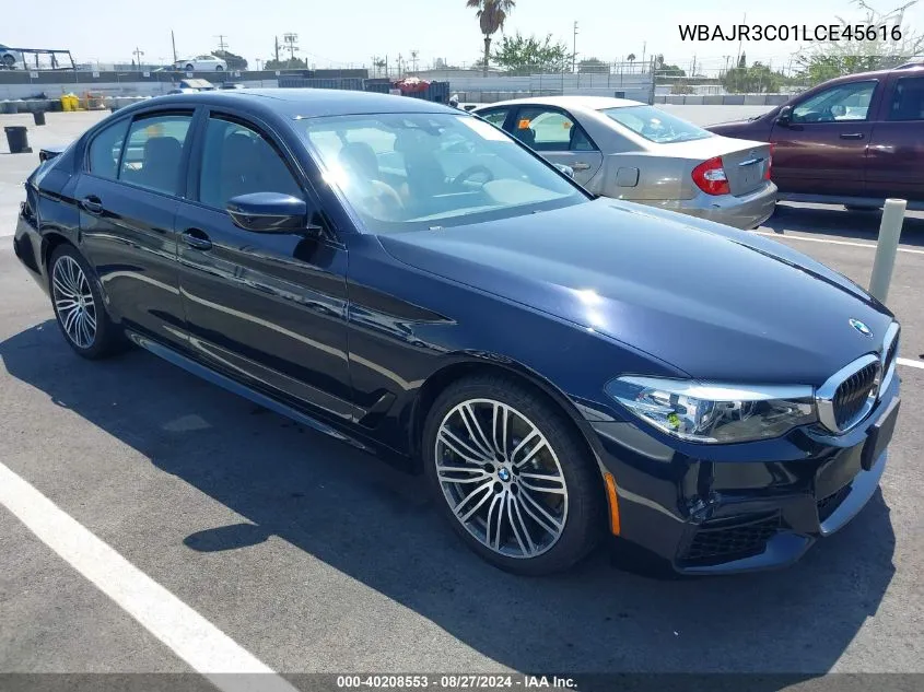 2020 BMW 530I VIN: WBAJR3C01LCE45616 Lot: 40208553