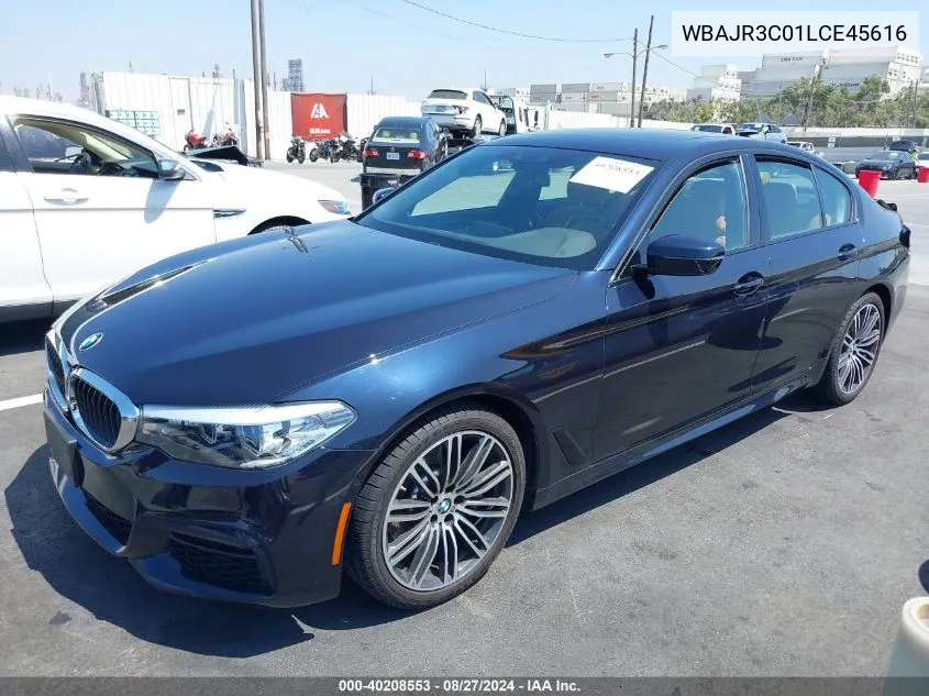 2020 BMW 530I VIN: WBAJR3C01LCE45616 Lot: 40208553