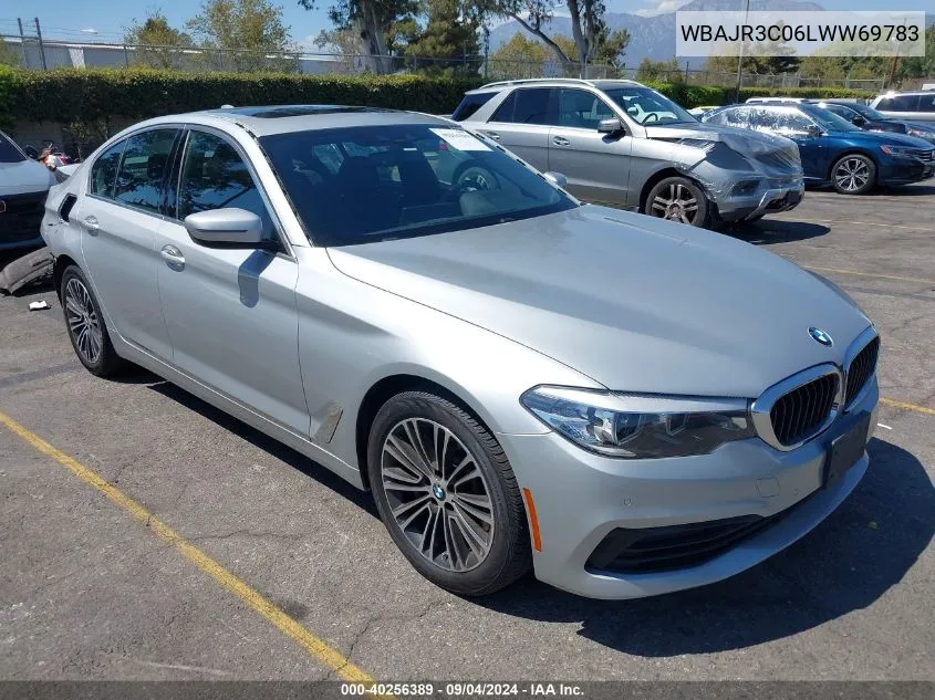 2020 BMW 530I VIN: WBAJR3C06LWW69783 Lot: 40256389