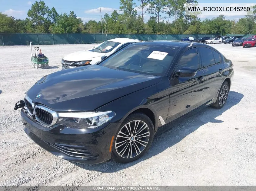 2020 BMW 530I VIN: WBAJR3C0XLCE45260 Lot: 40394406