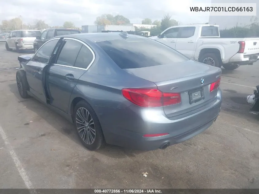 2020 BMW 530I xDrive VIN: WBAJR7C01LCD66163 Lot: 40772856