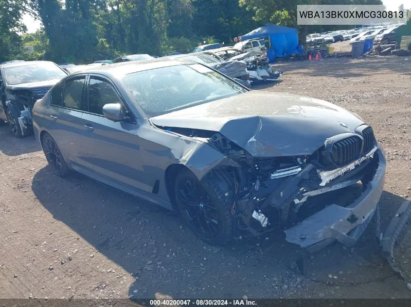 WBA13BK0XMCG30813 2021 BMW M550I xDrive