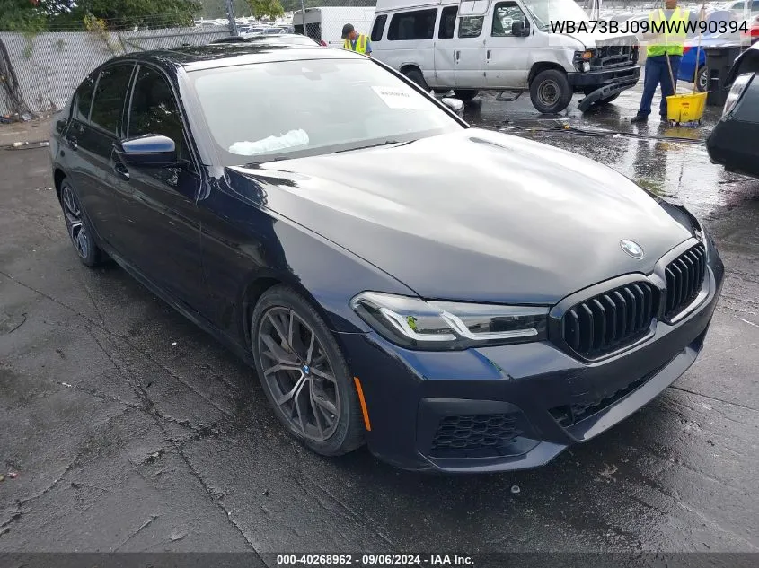 2021 BMW 540I xDrive VIN: WBA73BJ09MWW90394 Lot: 40268962