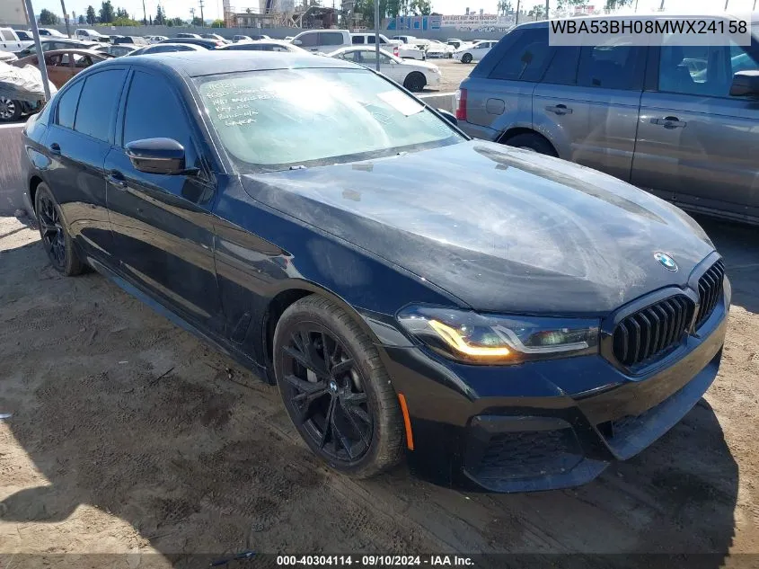 2021 BMW 530I VIN: WBA53BH08MWX24158 Lot: 40304114