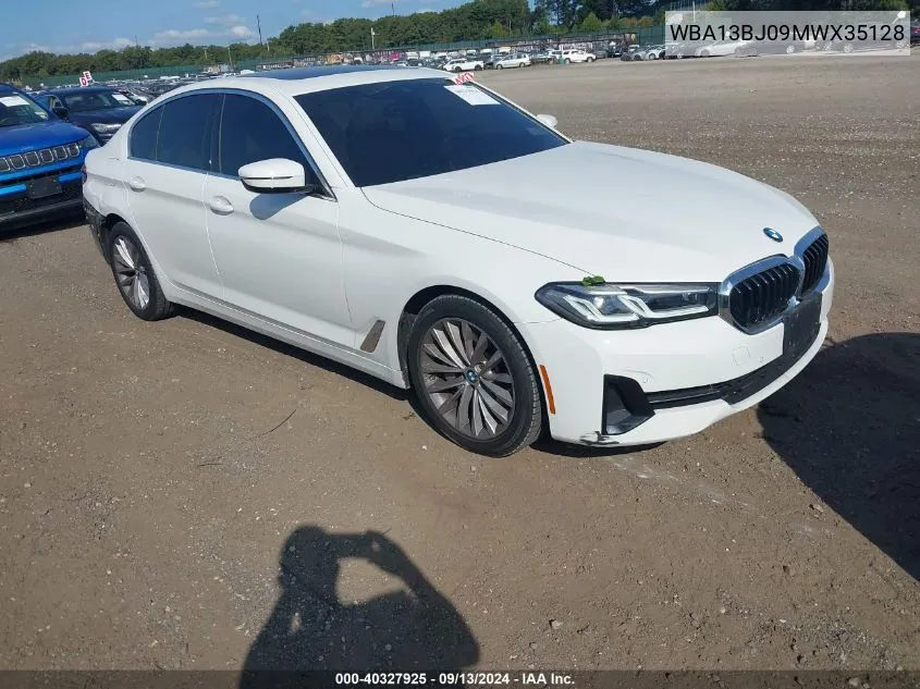 WBA13BJ09MWX35128 2021 BMW 530I xDrive