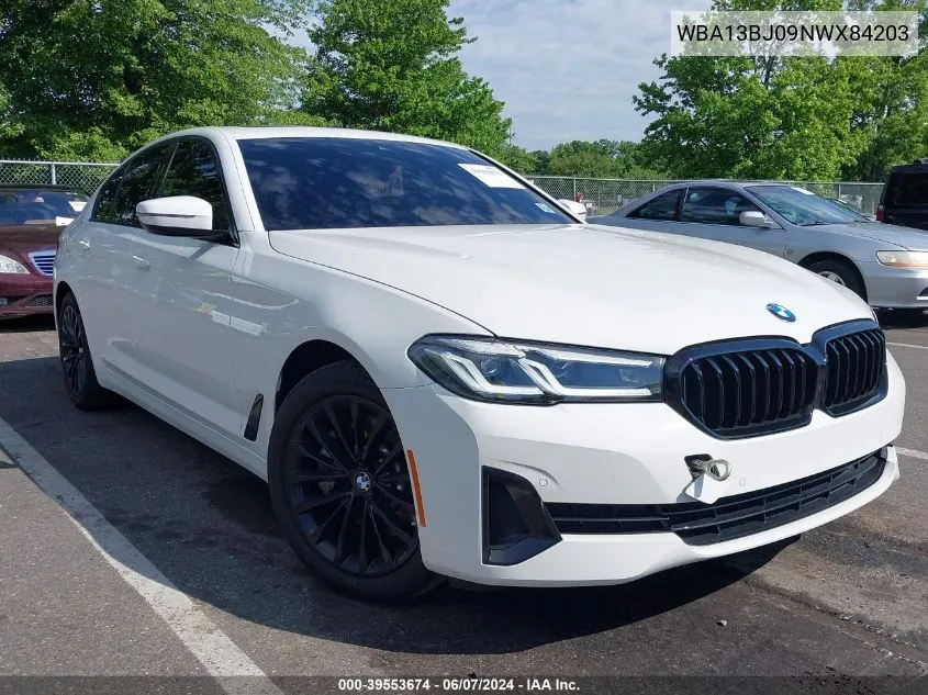 2022 BMW 530 I xDrive VIN: WBA13BJ09NWX84203 Lot: 39553674