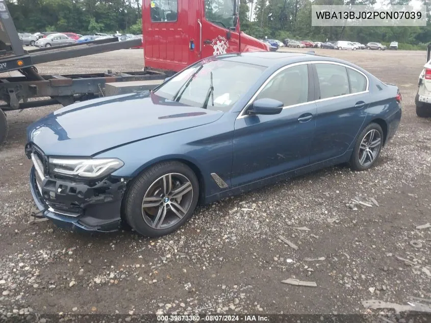 2023 BMW 530 I xDrive VIN: WBA13BJ02PCN07039 Lot: 39873380