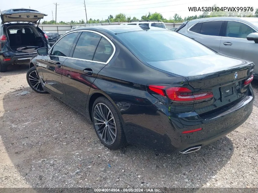 2023 BMW 530 I VIN: WBA53BH04PWX99976 Lot: 40014904