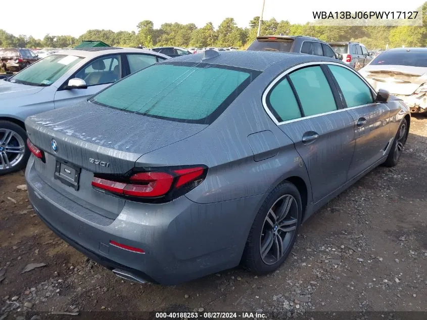 2023 BMW 530 I xDrive VIN: WBA13BJ06PWY17127 Lot: 40188253