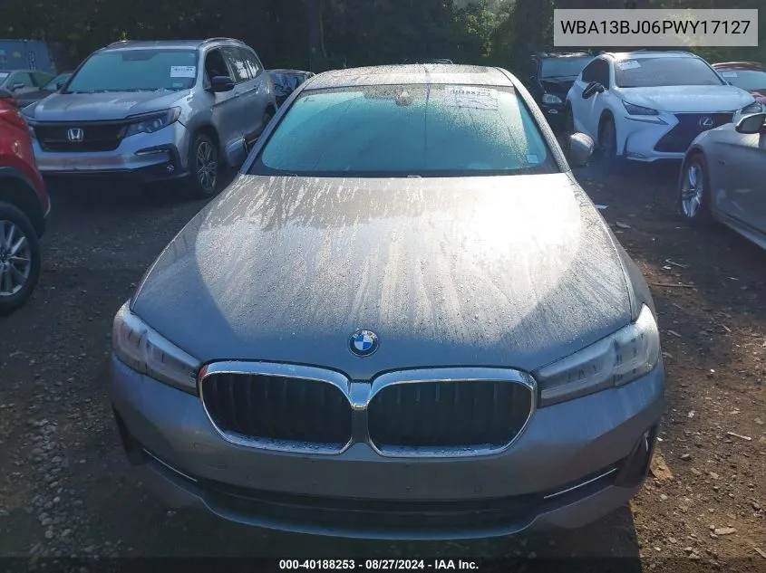 2023 BMW 530 I xDrive VIN: WBA13BJ06PWY17127 Lot: 40188253