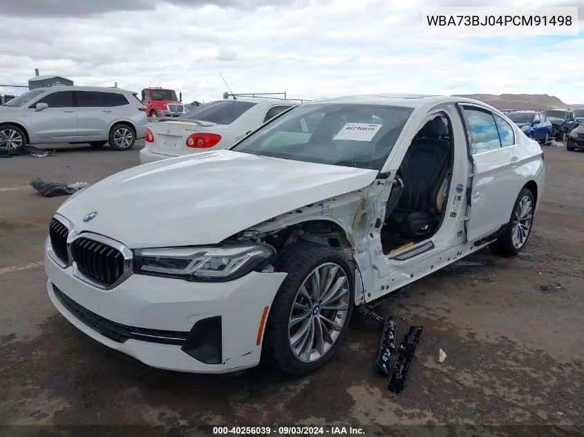 2023 BMW 540 I xDrive VIN: WBA73BJ04PCM91498 Lot: 40256039