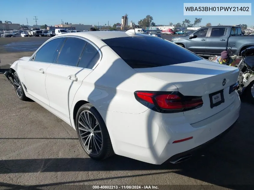 2023 BMW 530 I VIN: WBA53BH01PWY21402 Lot: 40802213