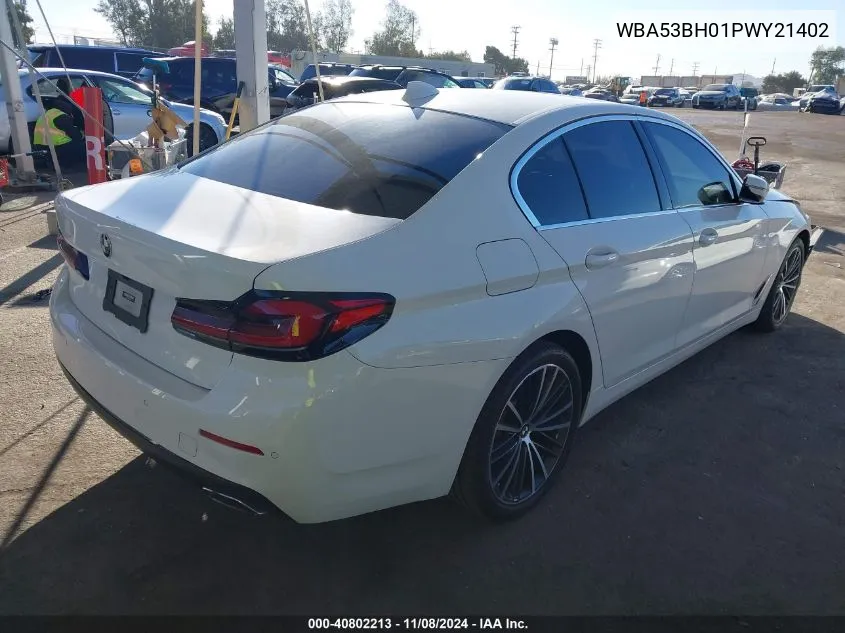 2023 BMW 530 I VIN: WBA53BH01PWY21402 Lot: 40802213