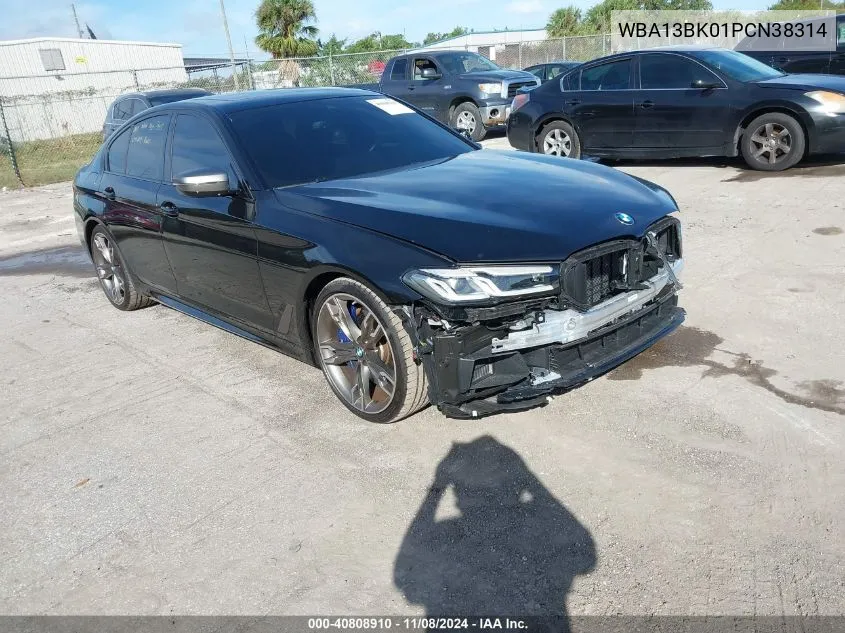 2023 BMW M550 I xDrive VIN: WBA13BK01PCN38314 Lot: 40808910