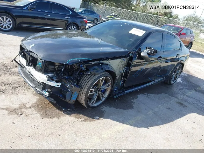 2023 BMW M550 I xDrive VIN: WBA13BK01PCN38314 Lot: 40808910