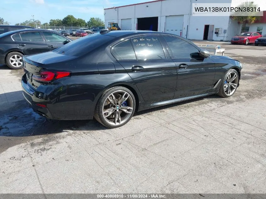 2023 BMW M550 I xDrive VIN: WBA13BK01PCN38314 Lot: 40808910