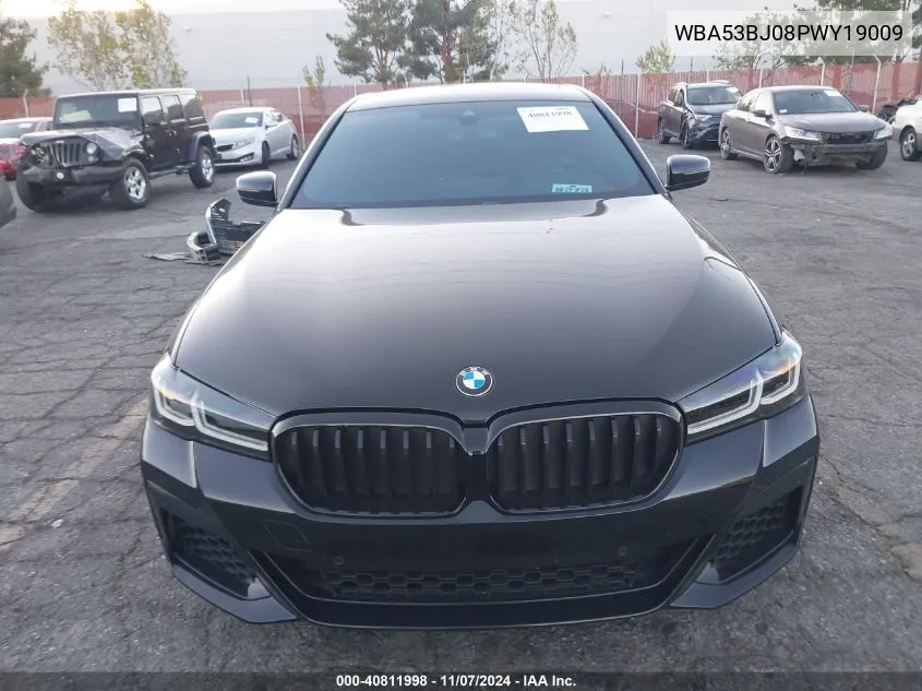 2023 BMW 540 I VIN: WBA53BJ08PWY19009 Lot: 40811998