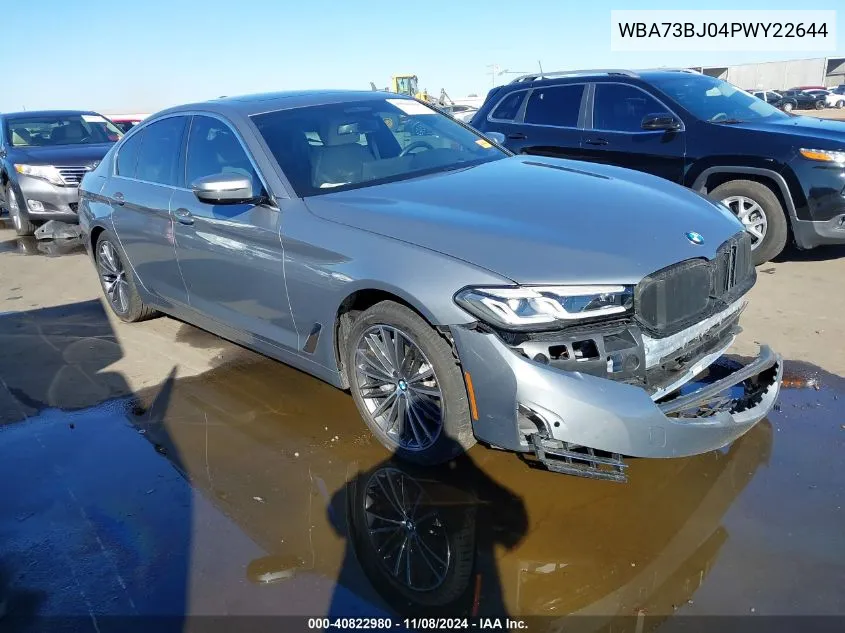 2023 BMW 540 I xDrive VIN: WBA73BJ04PWY22644 Lot: 40822980